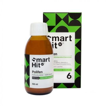 Smart Hit IV Полифен течен с куркумин и ресвератрол х150 мл Valentis