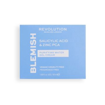 Revolution Skincare Blemish Salicylic & Zinc Крем гел за лице със салицилова киселина и цинк x50 мл