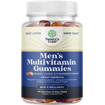 Мултивитамини за мъже х90 желирани таблетки Nature’s Craft