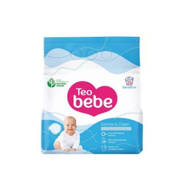 Teo Bebe Gentle & Clean Прах за пране с екстракт от бадем x1.5 кг, 20 пранета