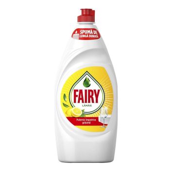 Fairy Lemon Препарат за съдове с аромат на лимон х900 мл