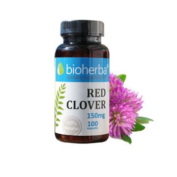 Червена детелина 150 мг х100 капсули Bioherba