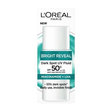 Loreal Paris Bright Reveal UV Флуид за лице против тъмни петна SPF50+ x50 мл