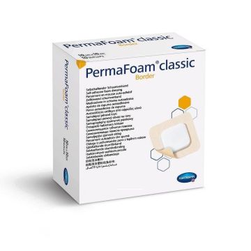 Hartmann PermaFoam Classic Border Хидроактивна полиуретанова превръзка 15x15 см x1 брой