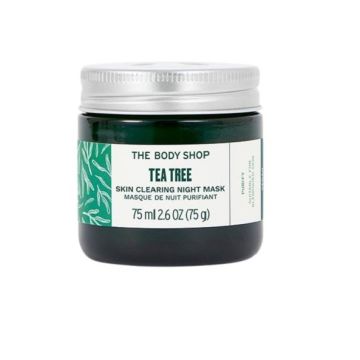 The Body Shop Tea Tree Нощна маска за лице против несъвършенства с чаено дърво х75 мл