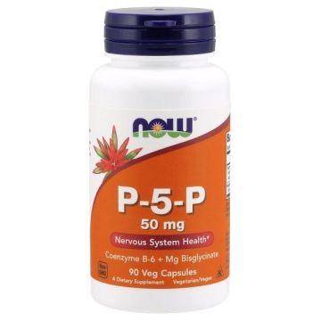 Пиридоксал 5 фосфат (P-5-P) 50 мг х90 капсули Now Foods