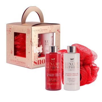 Luxury Bathing Let it Snow Комплект за тяло с аромат на пралина и ванилия