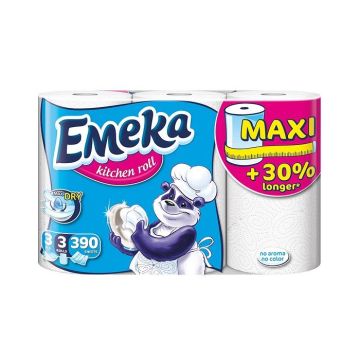 Emeka Maxi White Кухненска хартия x3 броя