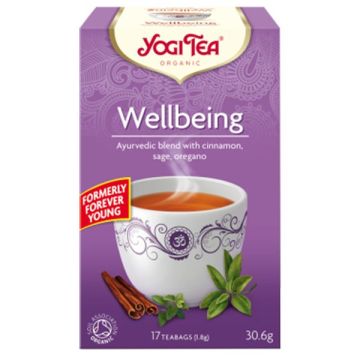 Yogi Tea Wellbeing Био Аюрведичен чай Вечно млад x17 пакетчета