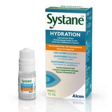 Systane Hydration PF Овлажняващи капки за очи без консерванти х10 мл