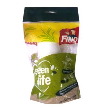 Fino Green Life Биоразградими чаши за еднократна употреба x6 броя