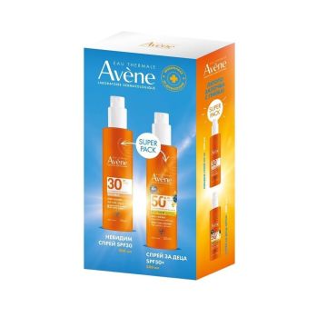 Avene Комплект Слънцезащита за лице и тяло за деца и възрастни