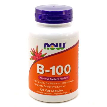 В-100 Витамин В комплекс х100 капсули Now Foods