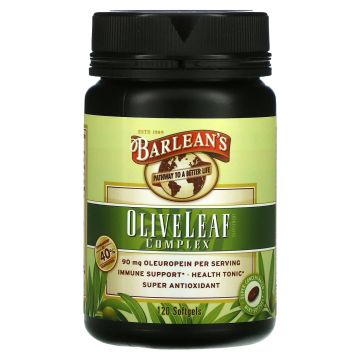 Olive Leaf Complex Екстракт от маслинови листа х120 капсули Barlean's