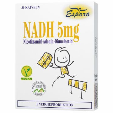 NADH 5 mg при отпадналост и умора х30 капсули Espara