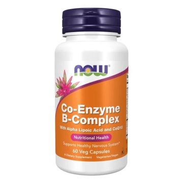 Co-Enzyme B-Complex витамини B х60 капсули Now Foods
