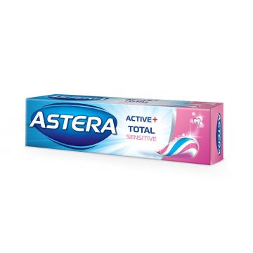 Astera Active+ Total Sensitive Паста за чувствителни зъби и венци x110 грама