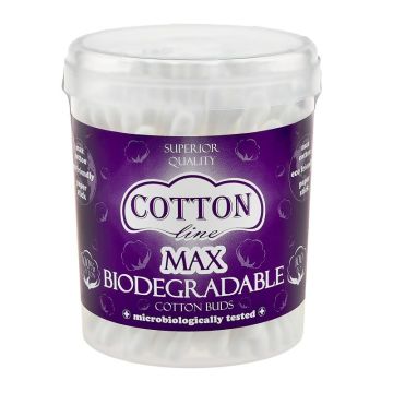 Cotton Line Max Биоразградими клечки за уши x100 броя