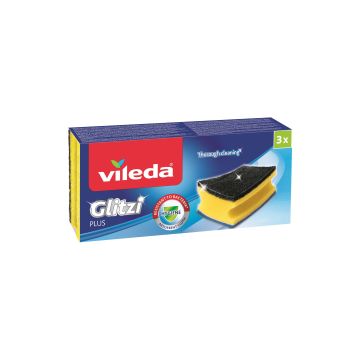 Vileda Glitzi Plus Кухненска гъба x3 броя
