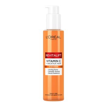 Loreal Paris Кремообразен пенлив почистващ гел с Витамин C x150 мл