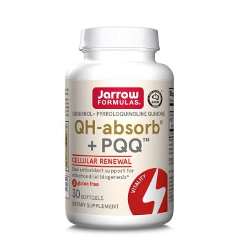 QH + PQQ Убиквинол и Пиролохинолин хинон х30 софтгел капсули Jarrow