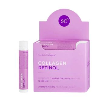Рибен колаген Retinol, 12500 мг 20 флакона x25 мл Swedish Collagen