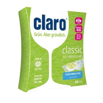 Claro Classic Eco Таблетки за съдомиялна машина x40 броя