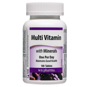 Мултивитамини и Минерали х100 таблетки Webber Naturals