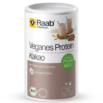 Веган протеин Био, с вкус Какао х400 г Raab Vitalfood