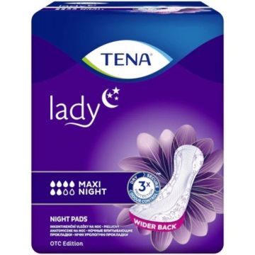 Tena Lady Maxi Night Урологични подложки за жени x12 броя
