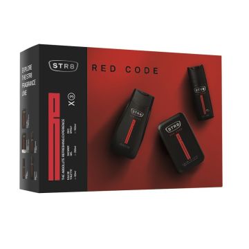 STR8 Red Code Промо комплект Тоалетна вода, Дезодорант спрей и Душ гел за тяло