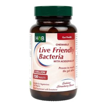 Пробиотик с Ацидофилус 3млрд х120 дъвчащи таблетки Holland and Barrett