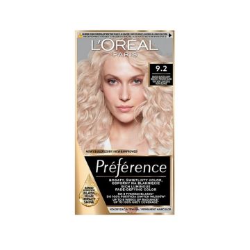 Loreal Paris Preference Боя за коса, цвят 9.2 Warsaw
