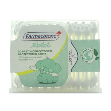 Farmacotonete Биоразградими клечки за уши с ограничител x50 броя