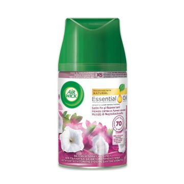 Air Wick Smooth Satin & Moon Lilly Пълнител ароматизатор за устройство Freshmatic x250 мл