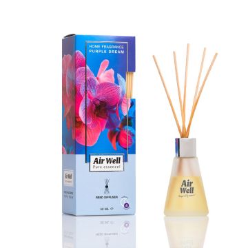 Air Well Ароматизатор ратанови пръчици Purple Dream x50 мл