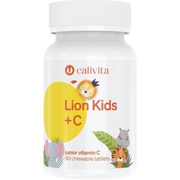Lion Kids C Детски витамин C 75mg х90 дъвчащи таблетки Calivita