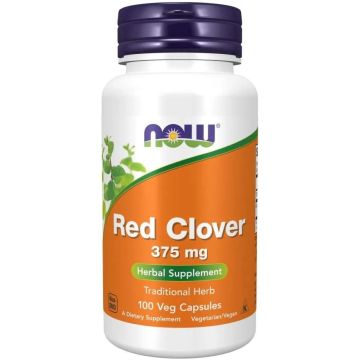 Червена Детелина 375 mg х100 капсули Now Foods