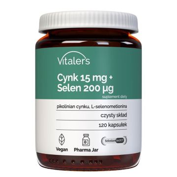 Цинк (пиколинат) + Селен (L-Селенометионин) х120 капсули Vitaler's
