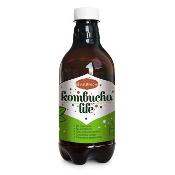 Kombucha Life Естествено газиран чай с канела х500 мл