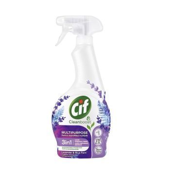 Cif Cleanboost Мултифункционален спрей 3в1 с аромат на лавандула х500 мл