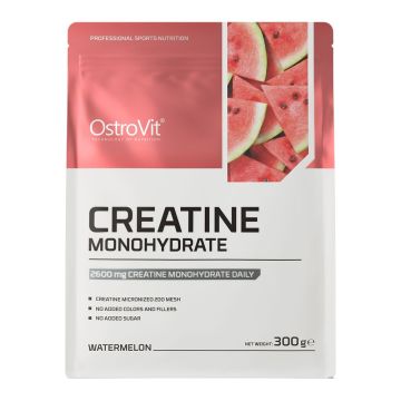 Креатин Монохидрат на прах, с аромат на диня х300 г OstroVit