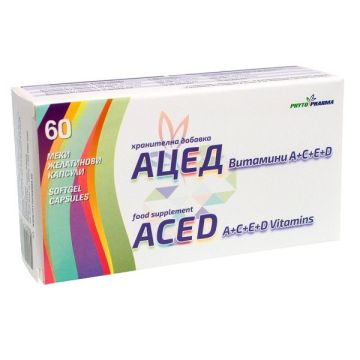 АЦЕД Витамини A + C + E + D х60 капсули Phyto Pharma