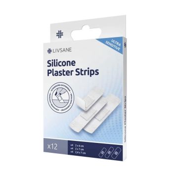 Livsane Ultra Sensitiv Силиконови пластири в 3 размера х12 броя