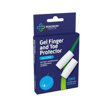 Magnum Medical Гел предпазител за пръсти x2 броя, размер 52x18 мм