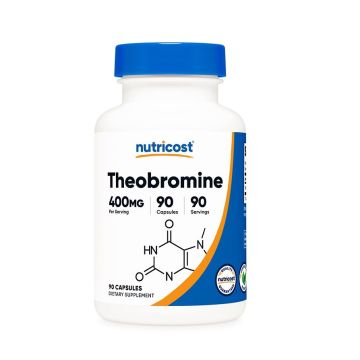 Теобромин 400 mg x 90 капсули Nutricost