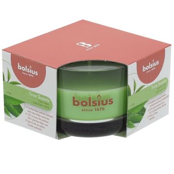Bolsius True Scents Ароматна свещ Green Tea x50/80 мм