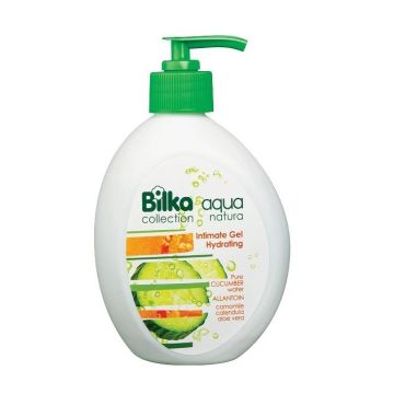 Bilka Aqua Natura Хидратиращ интимен гел с натурална вода от краставица х350 мл