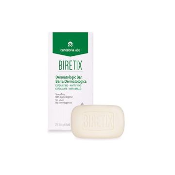 Cantabria Labs Biretix Дерматологичен сапун за лице и тяло за мазна и склонна към акне кожа x80 грама
