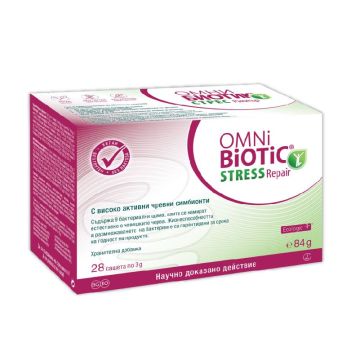 Omni Biotic Стрес Рипеър при хронично възпаление на червата 3 г х28 сашета